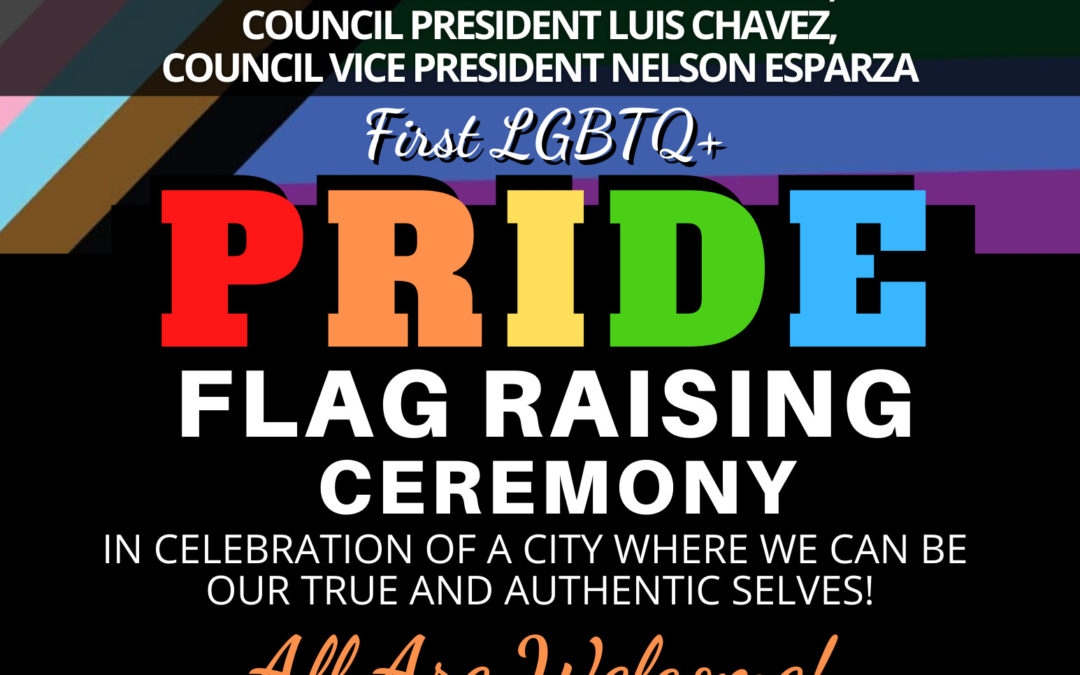 SAVE THE DATE: First LGBTQ+ Pride Flag Raising Ceremony at Fresno City Hall!
