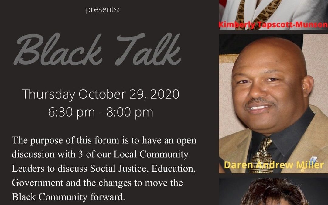 Fresno State African American Alumni and Friends Presents Black Talk Oct. 29th