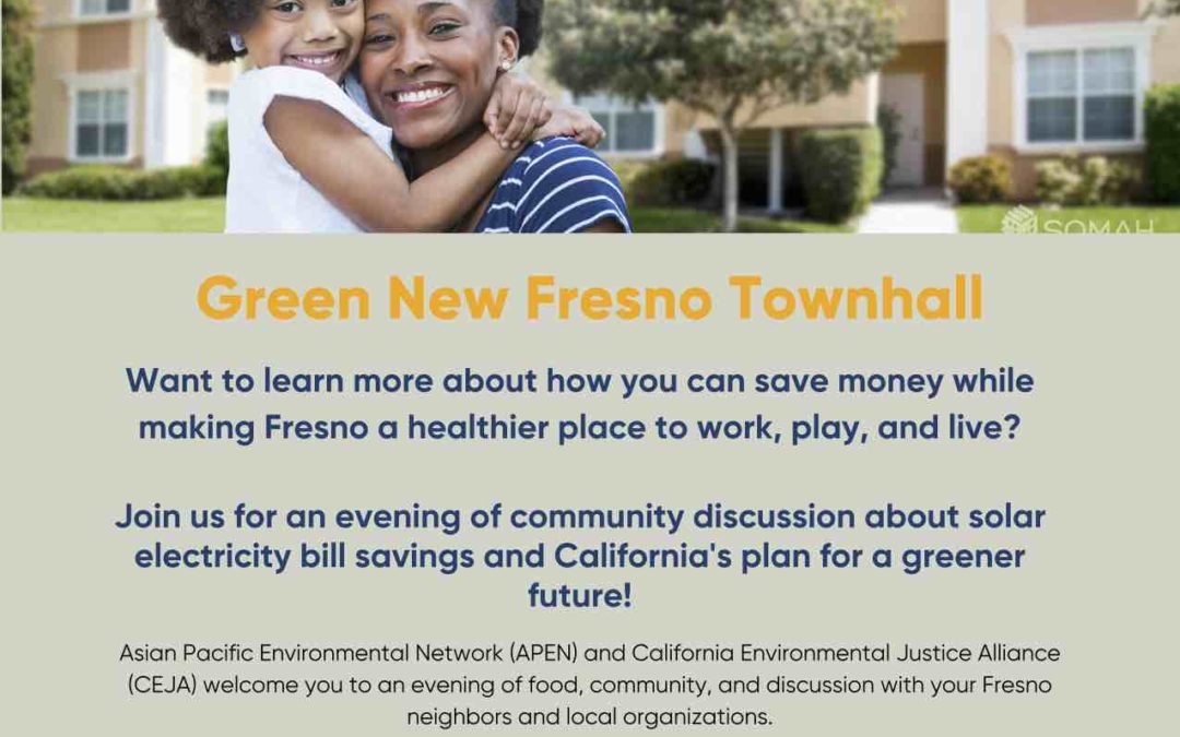 Green New Fresno Townhall Invite