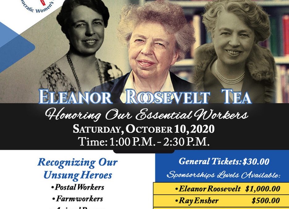 Fresno County Democratic Women’s Club Eleanor Roosevelt Tea Event