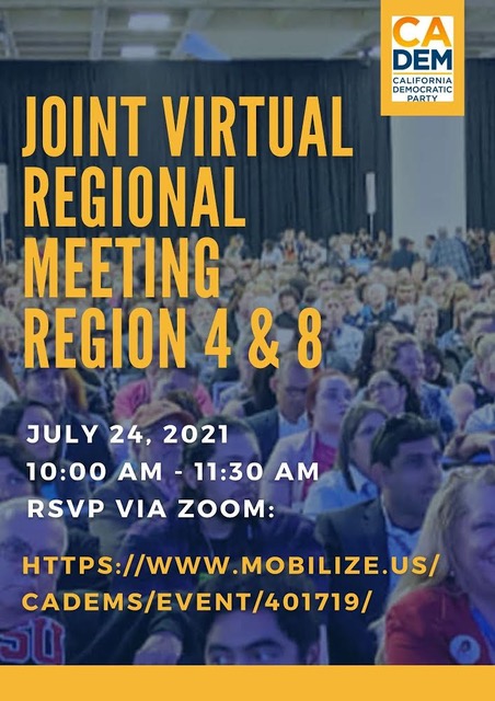 Virtual Region 8 Meeting July 24, 10 AM