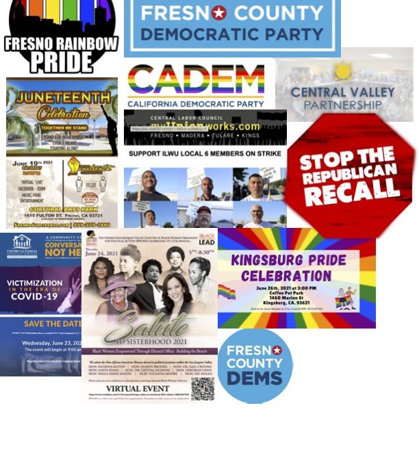 Fresno County Democrats June 5 Newsletter