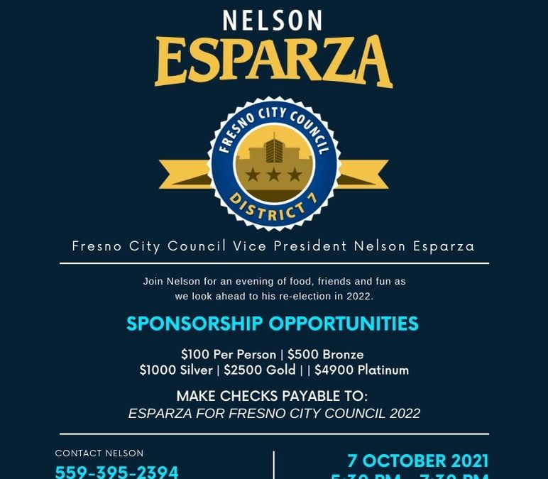 Re-Election Fundraiser in support of Nelson Esparza