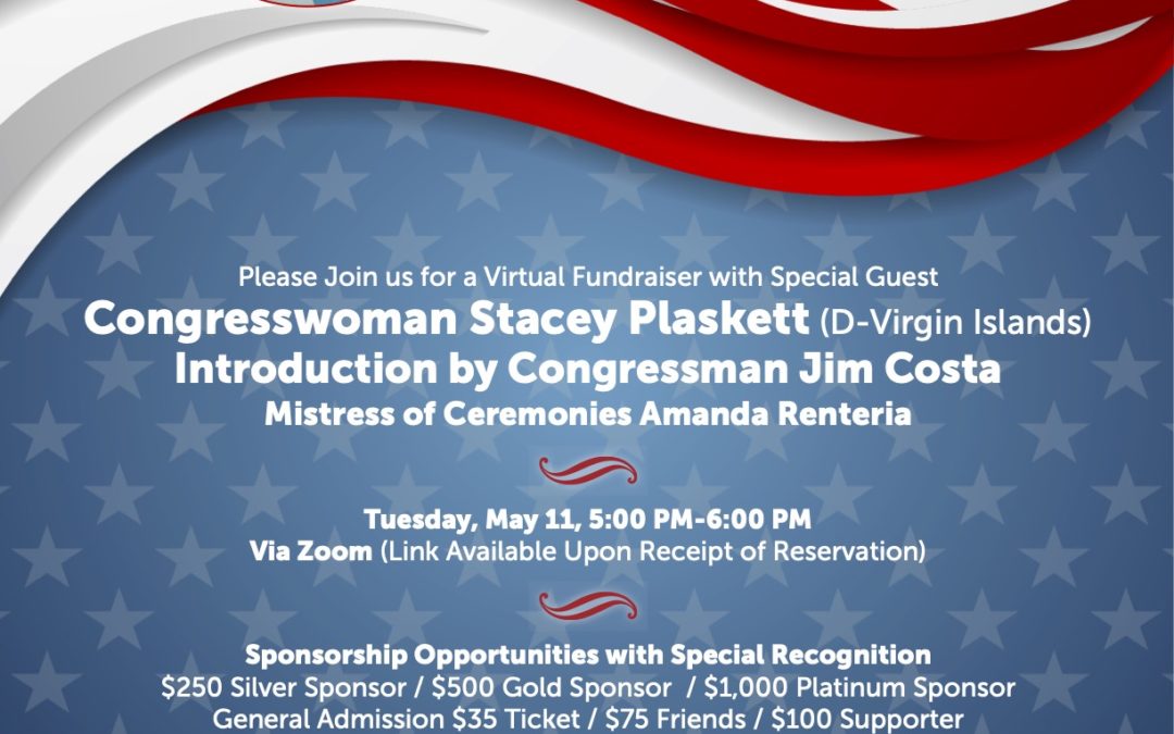 Fundraiser with Congresswoman Stacey Plaskett May, 11
