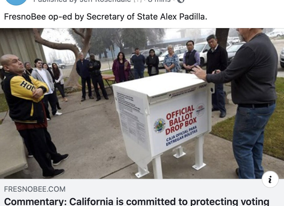 California is committed to protecting voting rights and public health