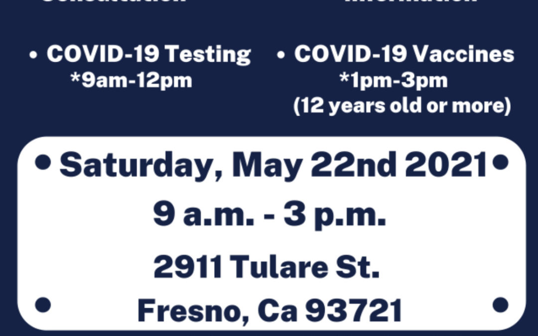 Immigration Services and Vaccination Event on May 22nd