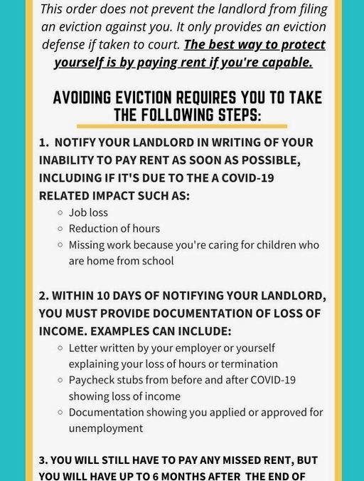 Fresno City Residents Covid-19 Emergency Eviction Prevention Order