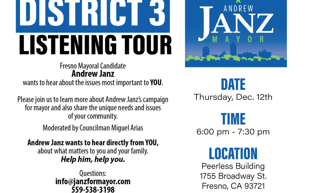 District 3 Listening Tour